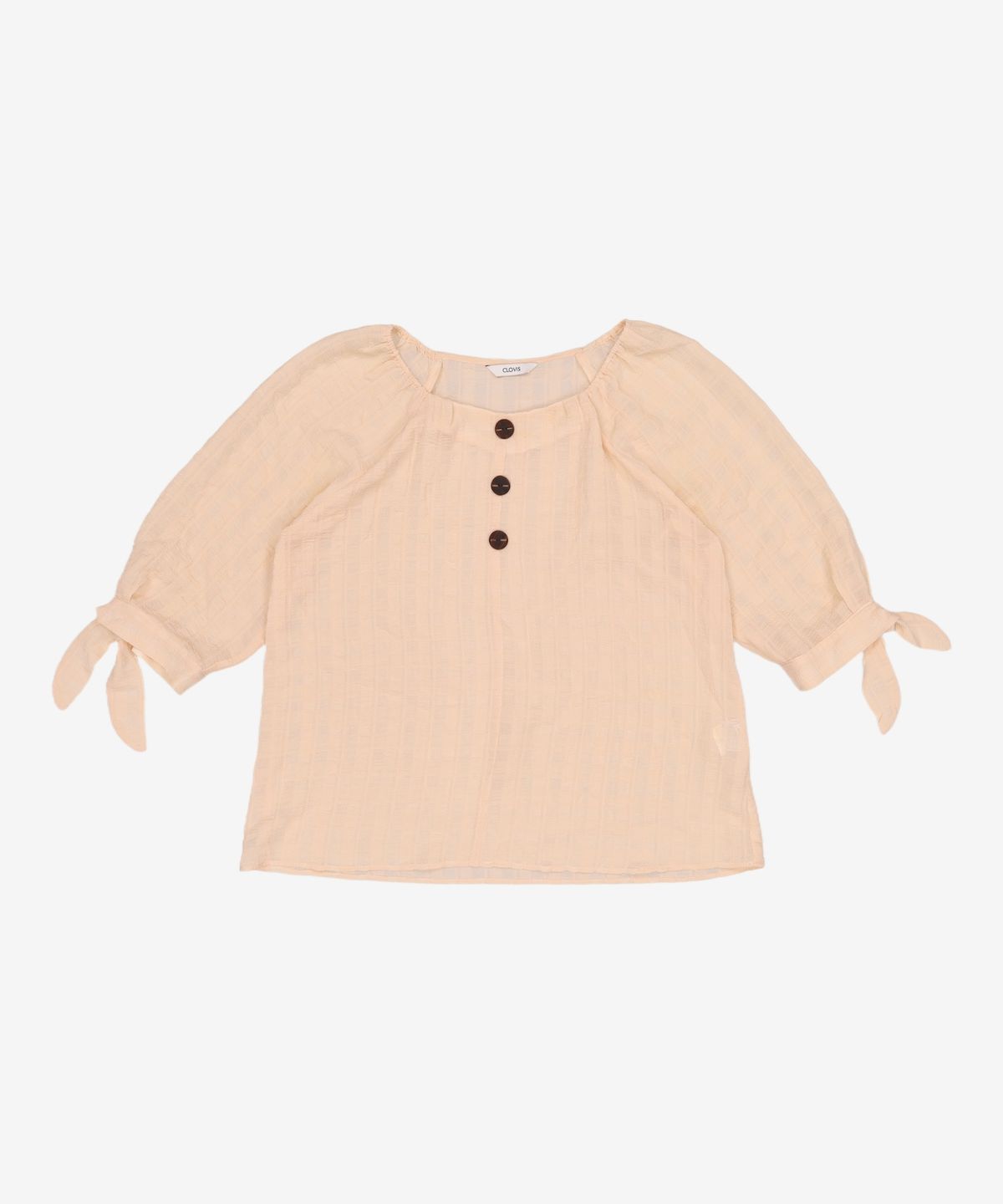 클라비스(CLOVIS) 지짐이 체크 편한 블라우스(2colors) CVBWA2506F 88
