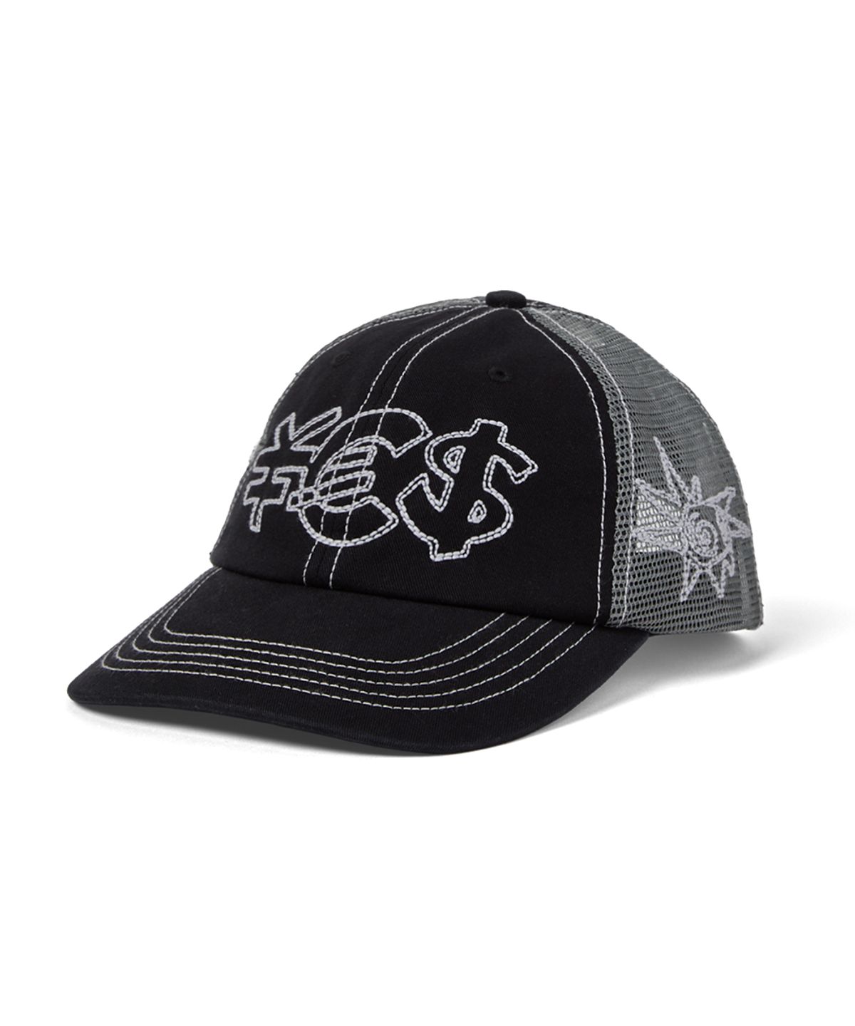 예스아이씨(YESEYESEE) Hardcore Mesh Cap Black