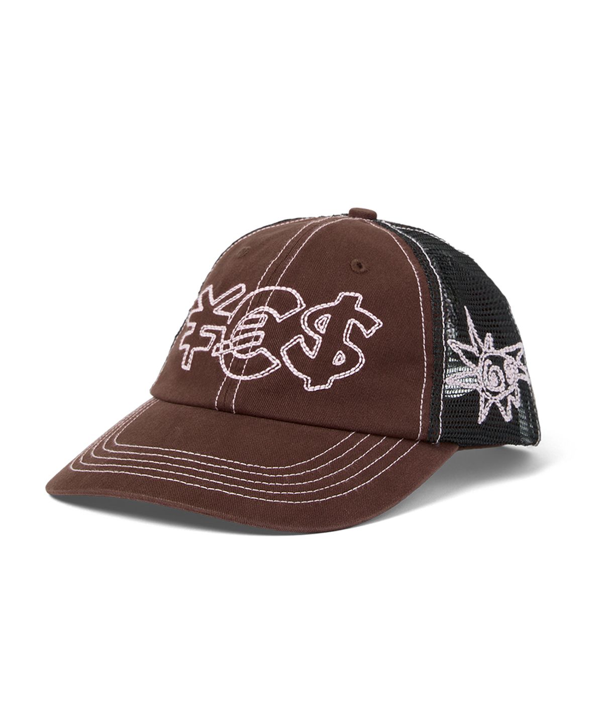 예스아이씨(YESEYESEE) Hardcore Mesh Cap Brown