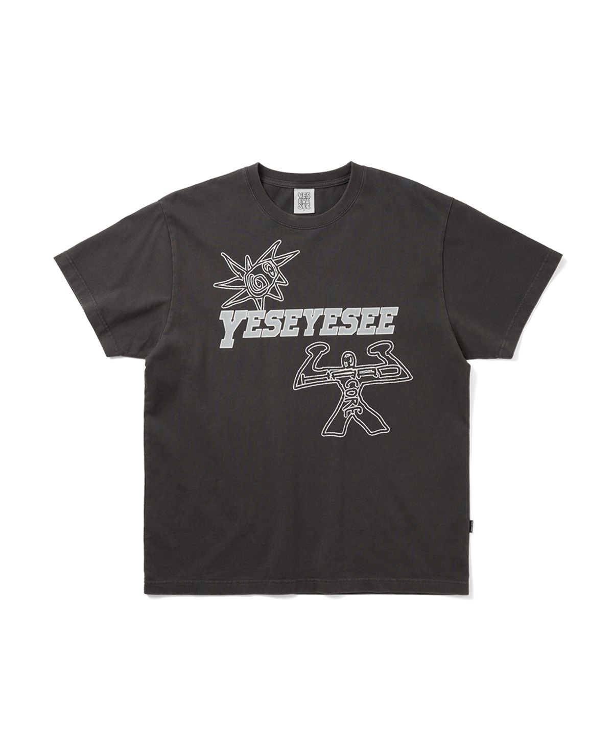 예스아이씨(YESEYESEE) Hardcore Tee Charcoal