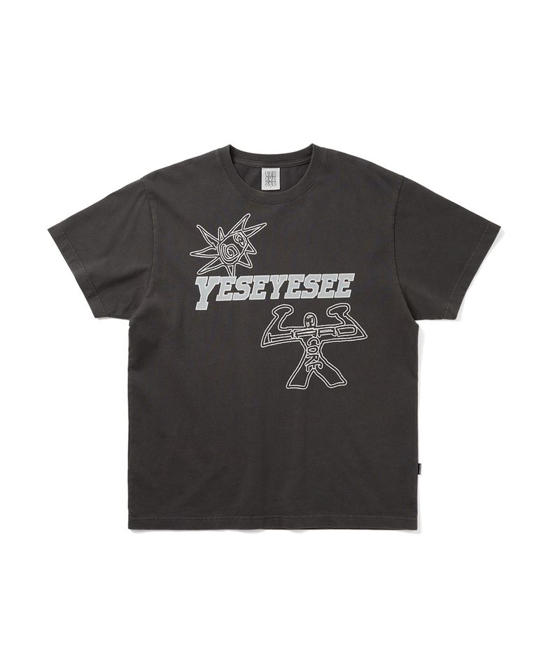 Hardcore Tee Charcoal