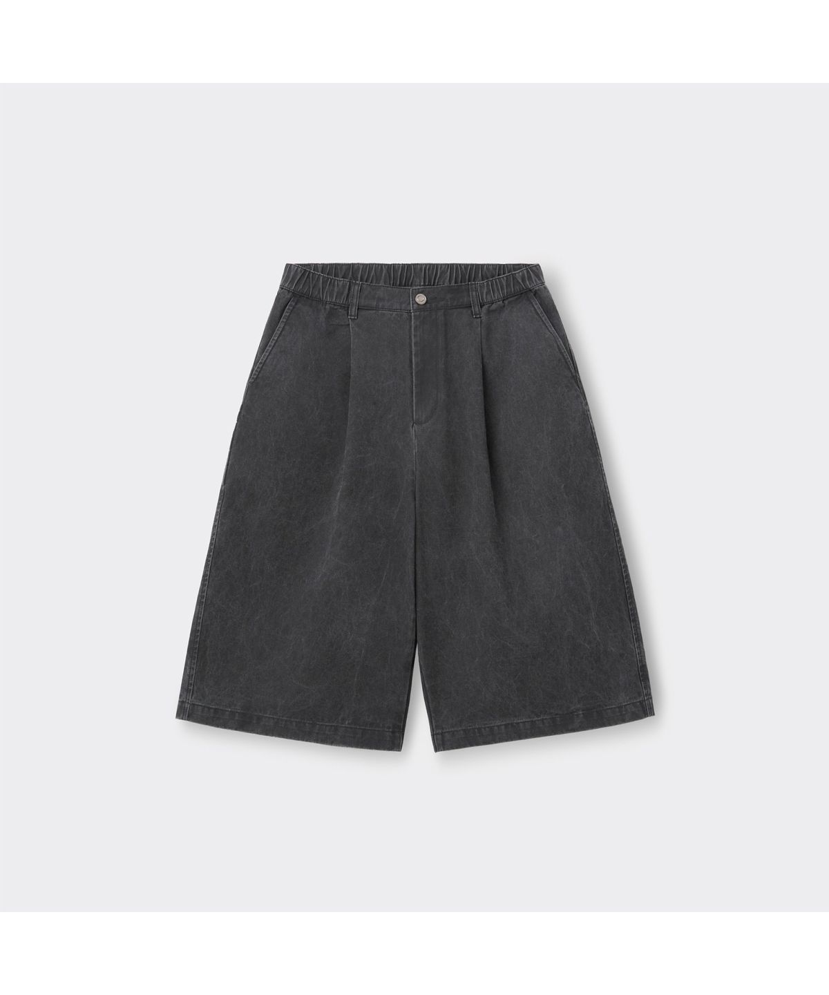 커스텀멜로우(CUSTOMELLOW) Grey Dyed Cotton Bermuda Shorts CWPAM26365GYX