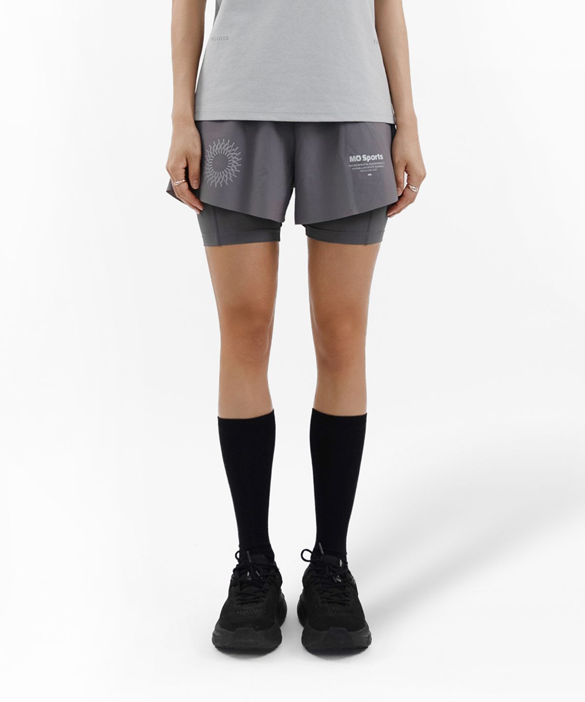 모 스포츠(MO SPORTS) 모 마인드풀 2in1 쇼츠 (Unisex)