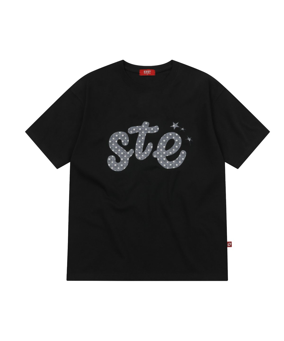 에스이에스티(S'EST) Ste Star T-shirts Black