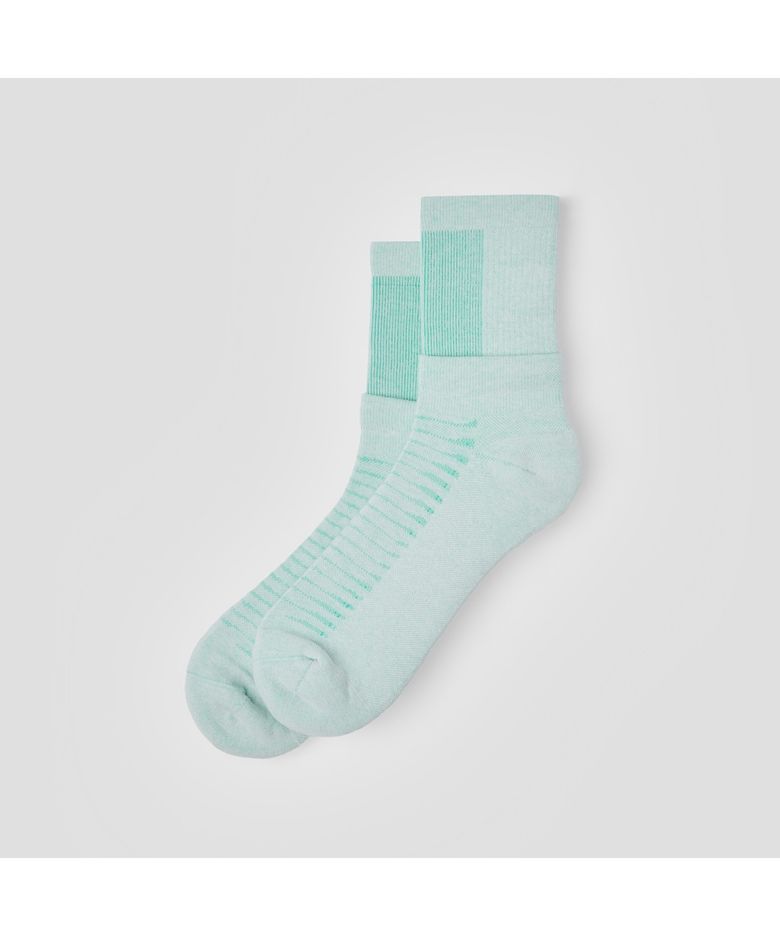 Mint Two Tone Layered Socks CALAX26109MIX