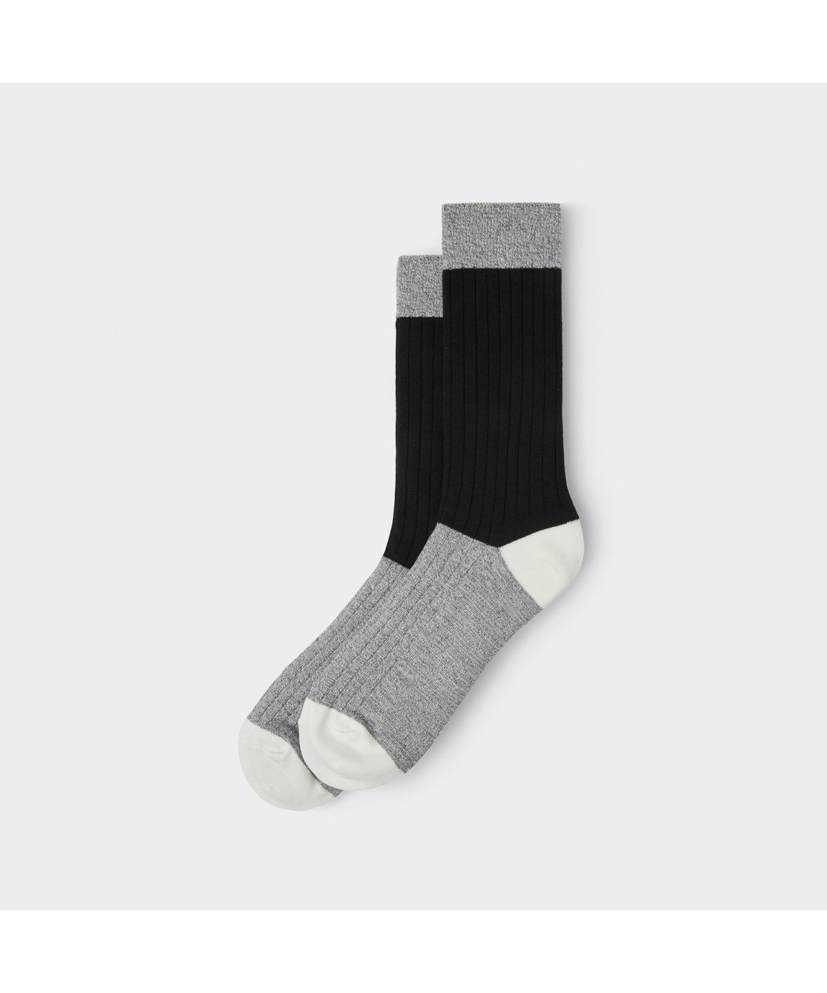 커스텀멜로우(CUSTOMELLOW) Black Block Socks CALAX26103BKX