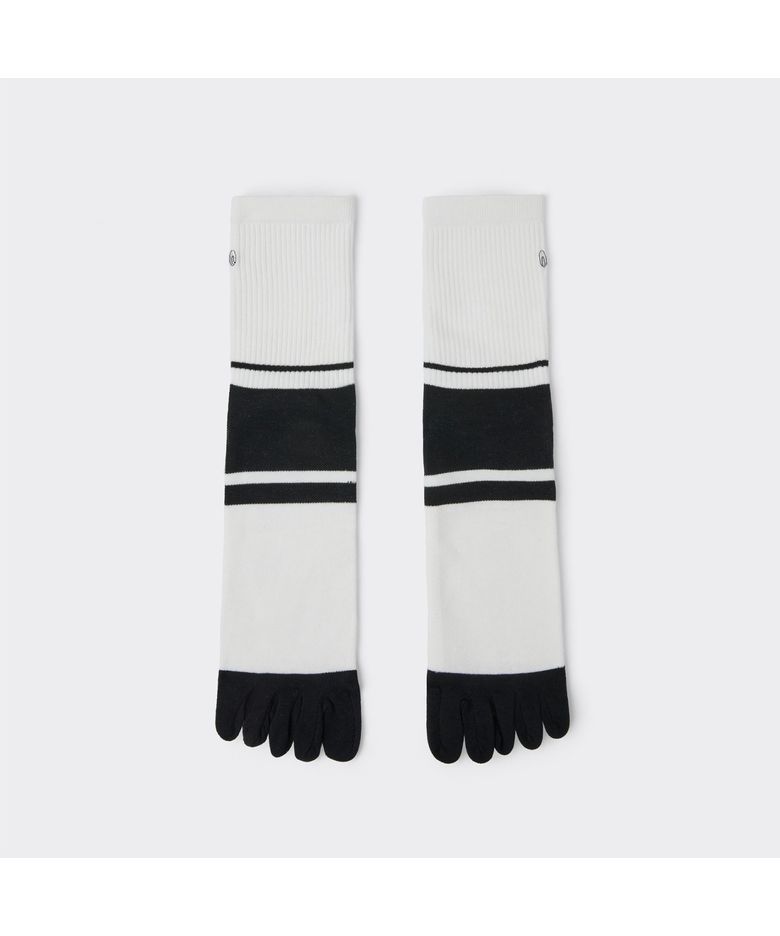 White Block Toe Socks CALAX26106WHX