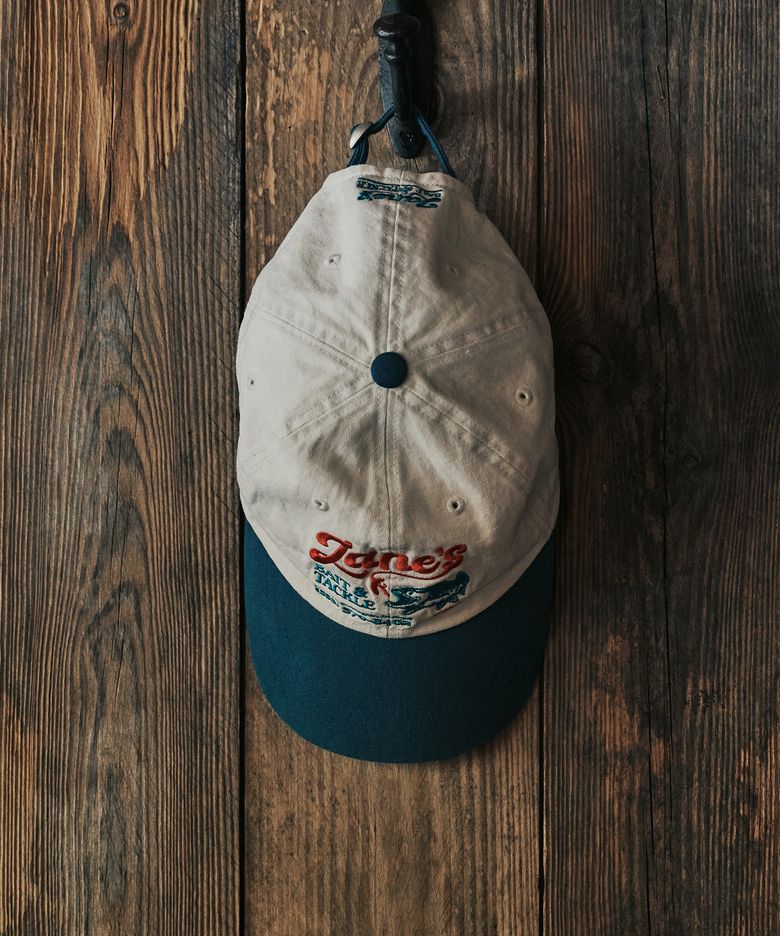 ZANES BAIT & TACKLE TWO TONE BALL CAP _ TEAL