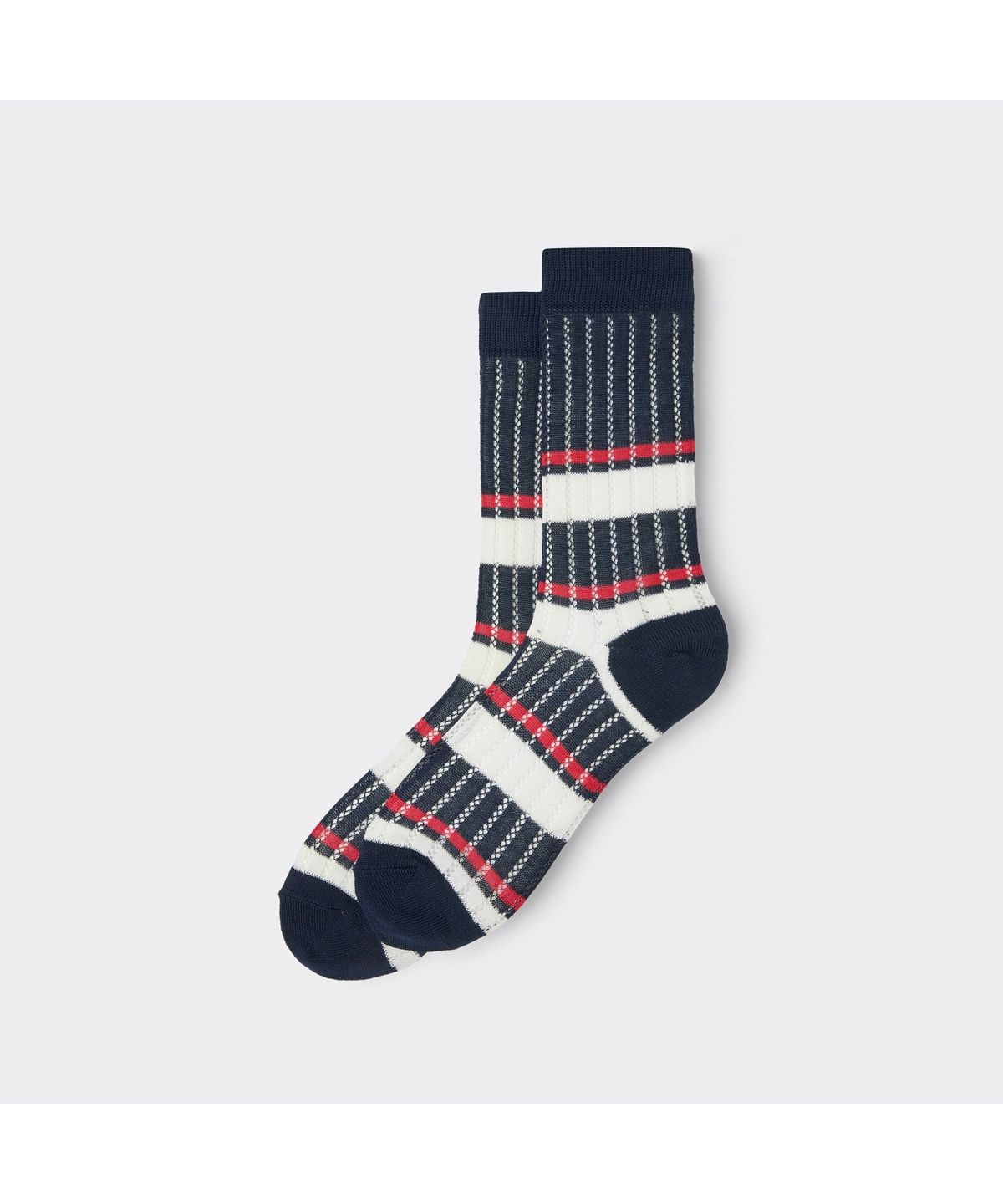 커스텀멜로우(CUSTOMELLOW) Navy Stripe Socks CALAX26107NYX