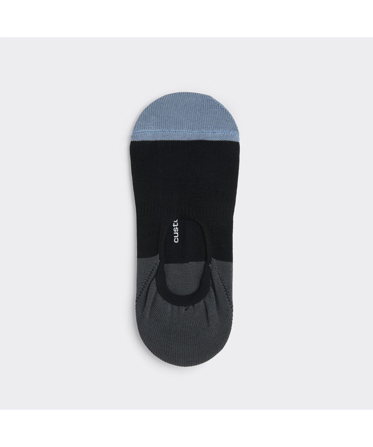커스텀멜로우(CUSTOMELLOW) Grey Block Hidden Socks CALAX26203GYX