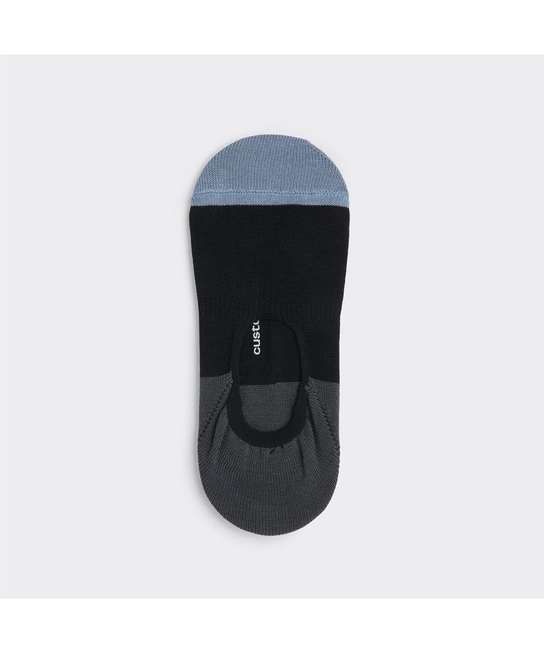 Grey Block Hidden Socks CALAX26203GYX