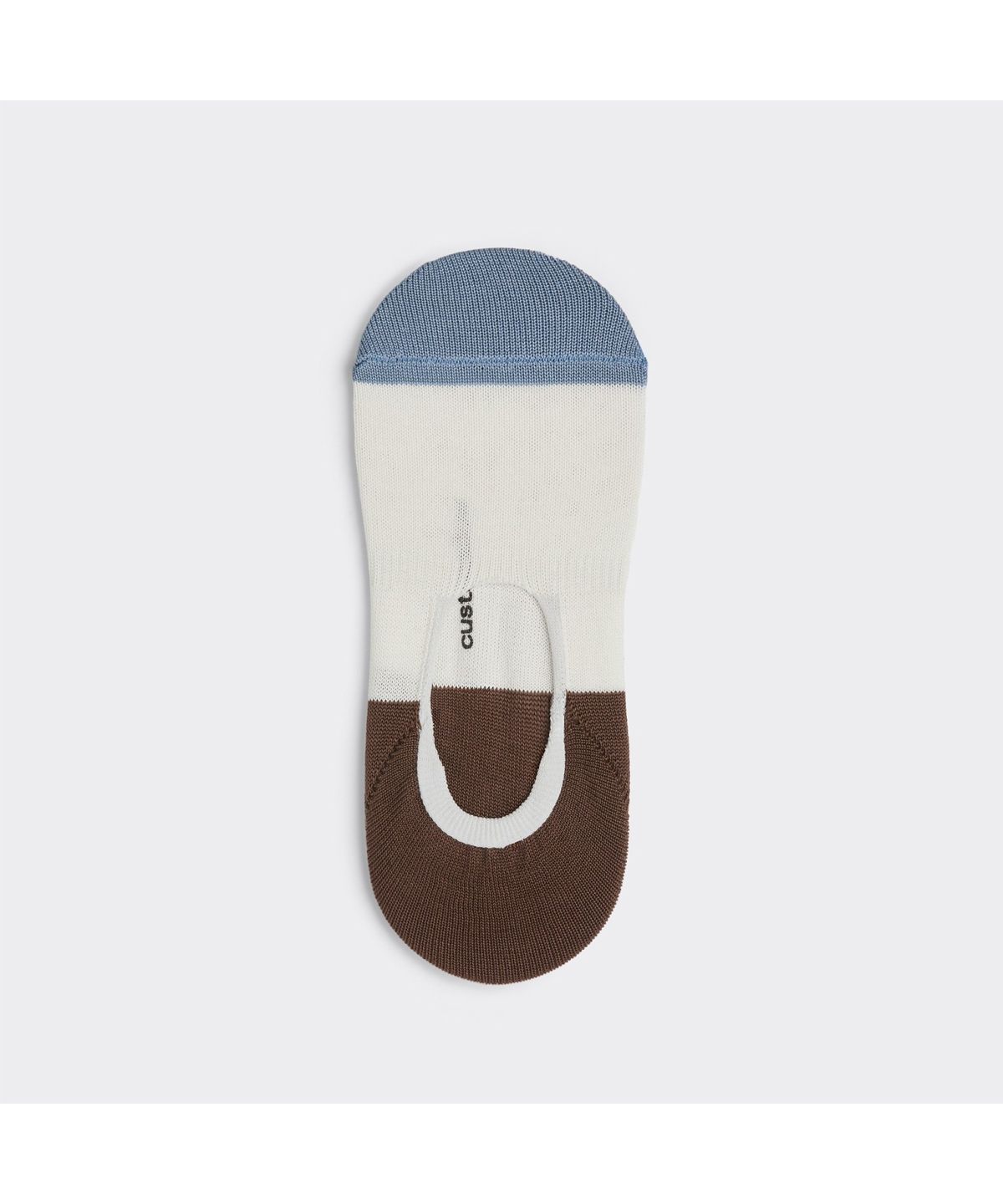 커스텀멜로우(CUSTOMELLOW) White Block Hidden Socks CALAX26203WHX