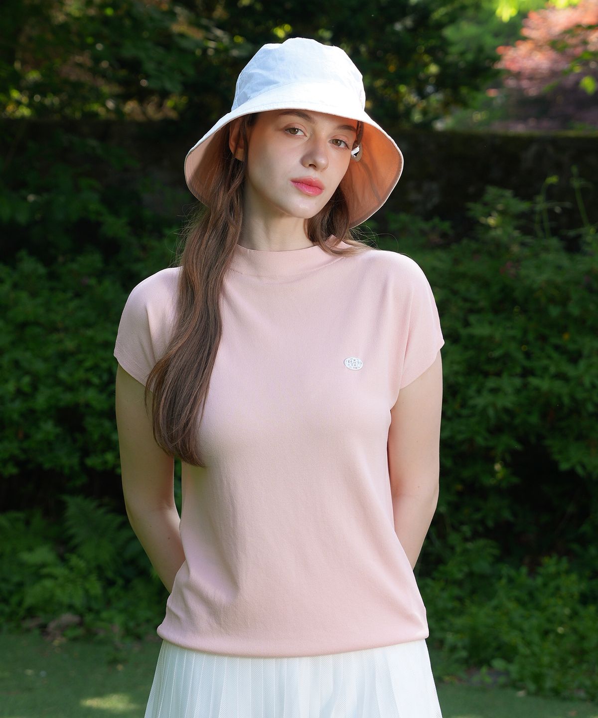 몽버디 골프(MONBIRDIE GOLF) 이자벨 반목 쿨니트 PINK