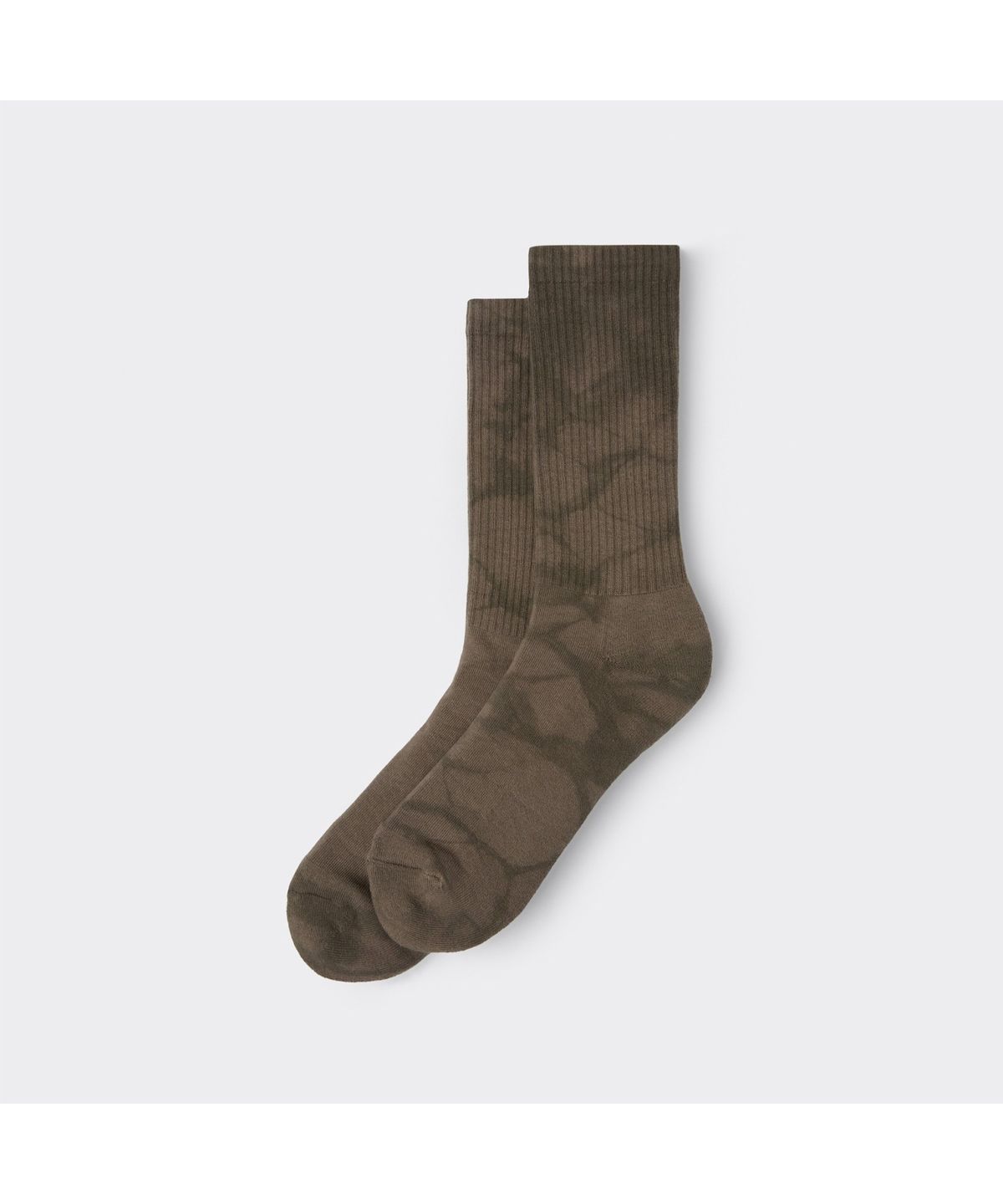 커스텀멜로우(CUSTOMELLOW) Brown Dyed Socks CALAX26104BRX
