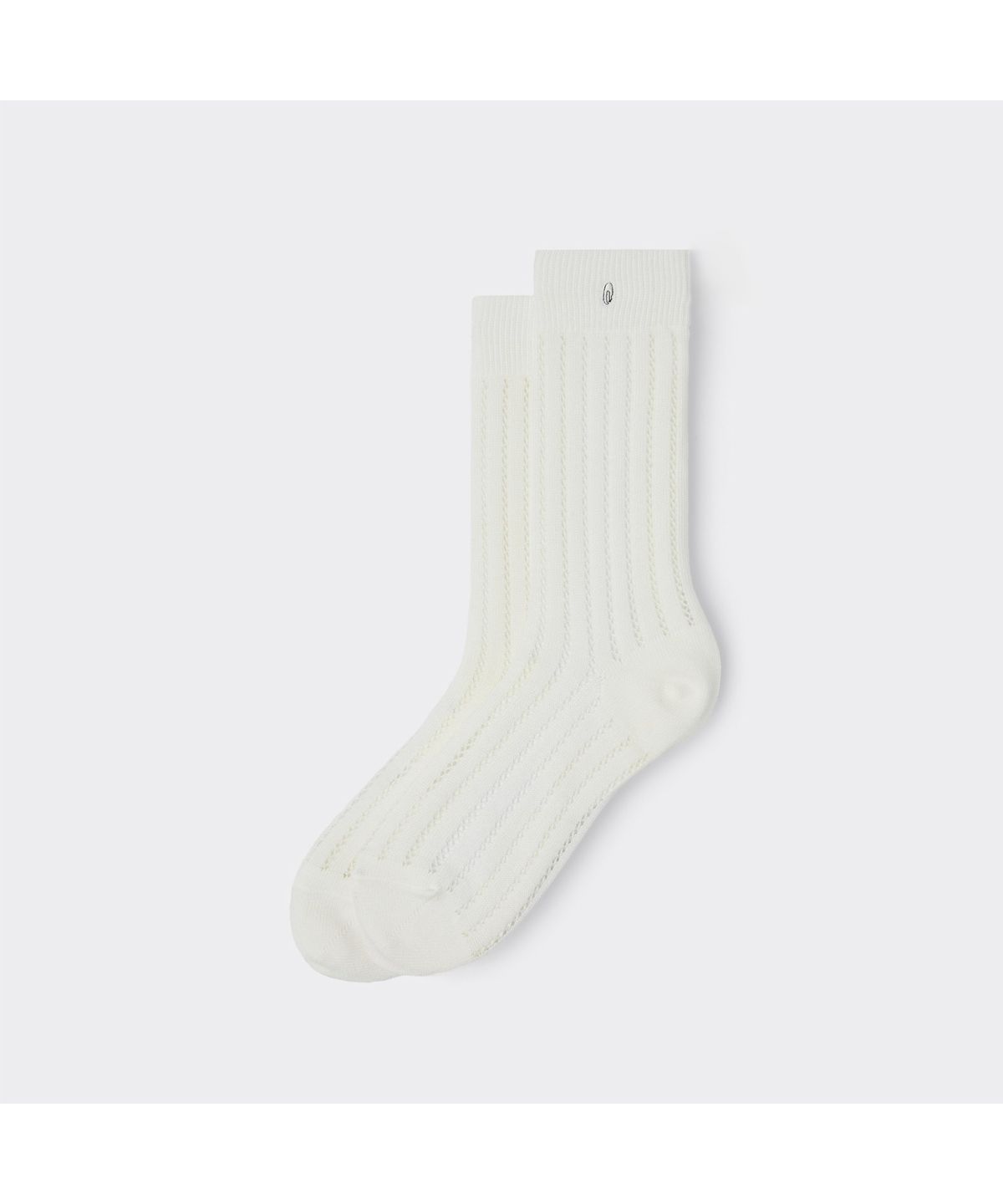 커스텀멜로우(CUSTOMELLOW) White Mesh Logo Socks CALAX26105WHX