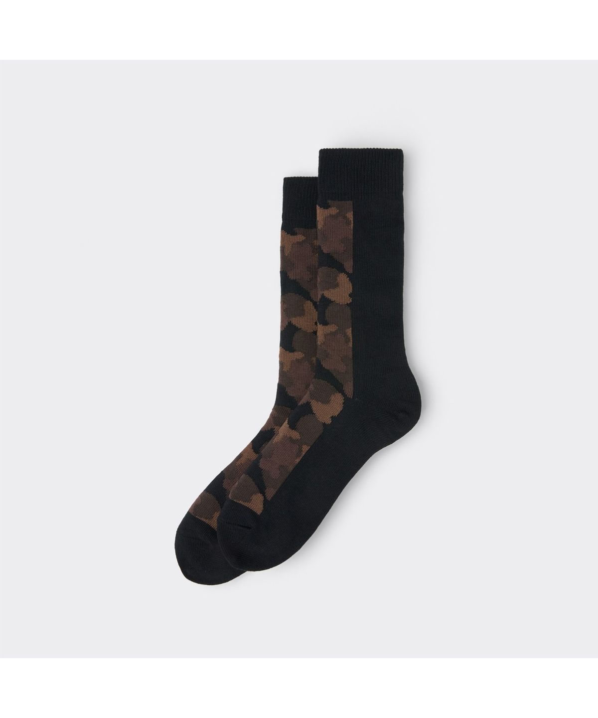 커스텀멜로우(CUSTOMELLOW) Brown Camouflage Socks CALAX26108BRX