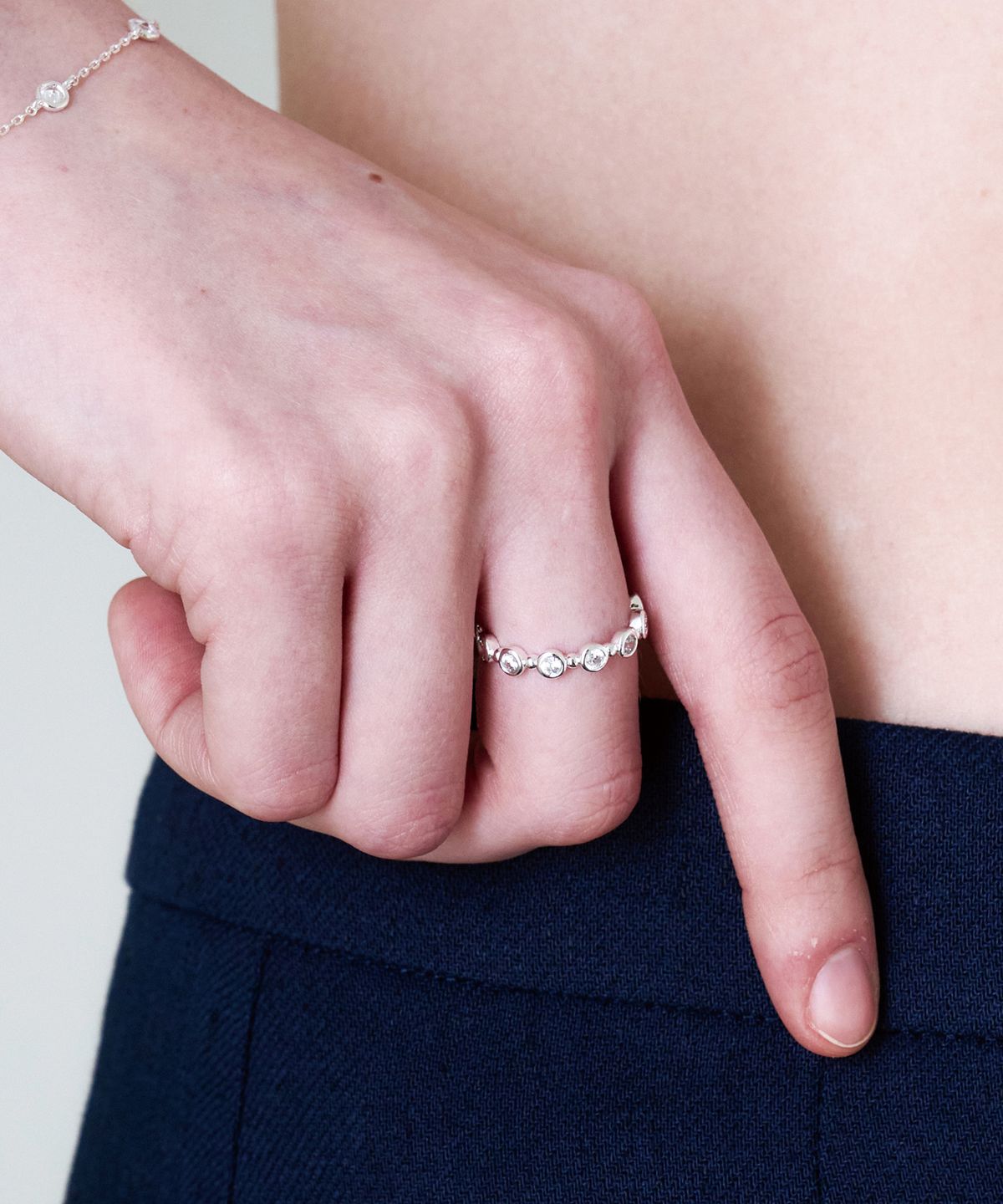티오유(TOU) AT005 CLEAR DOT RING