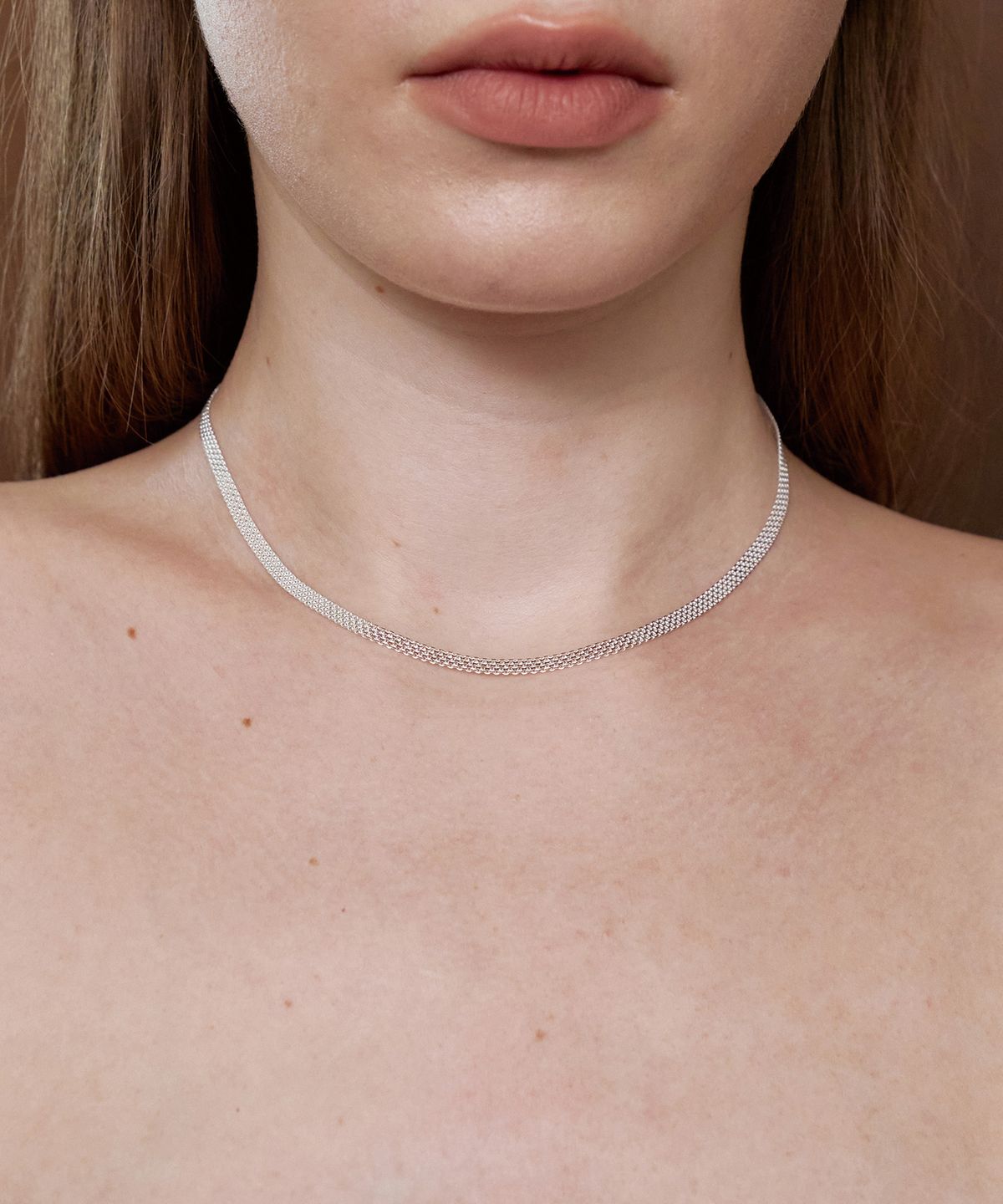 티오유(TOU) AT011 SHINE MESH CHAIN NECKLACE