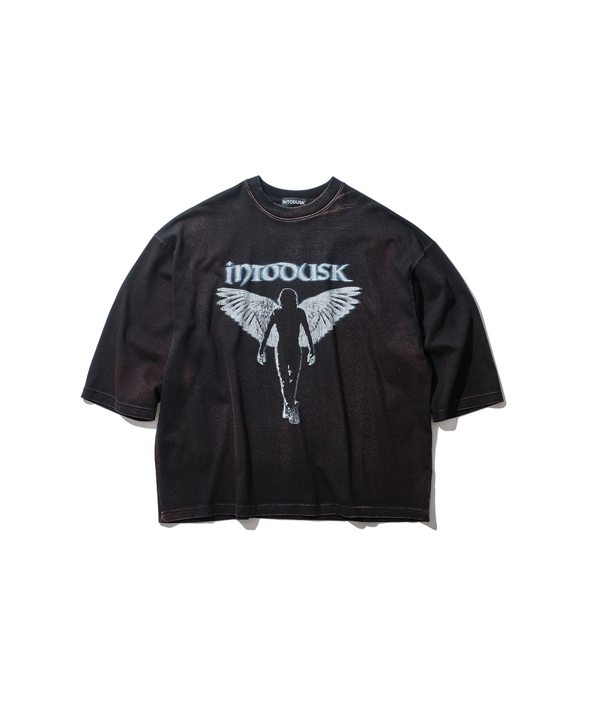 인투더스크(INTODUSK) ANGEL TEE -  BLACK