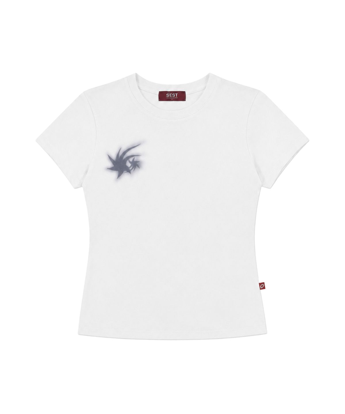 에스이에스티(S'EST) Shine Slim T-shirts White
