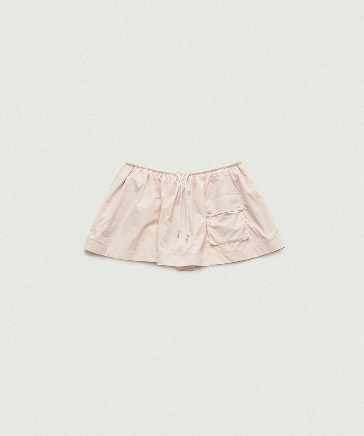 더바넷(THEBARNNET) Leon Wind Drawstring Skirt_Pink