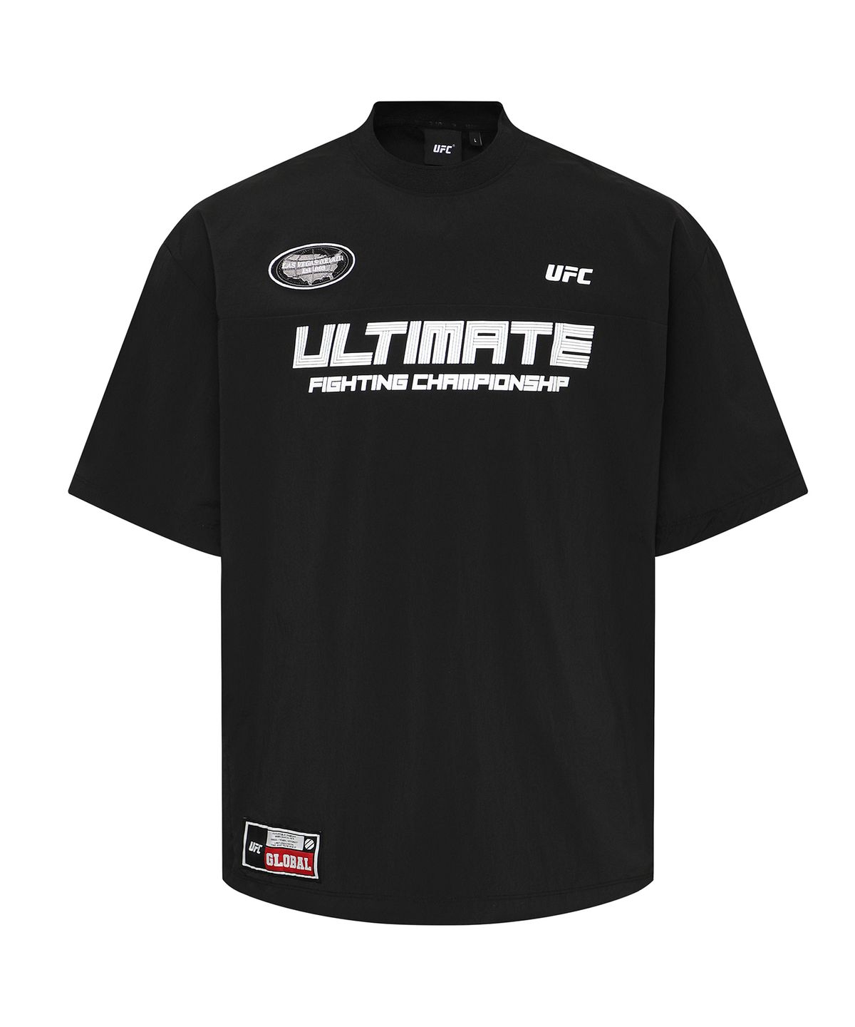 유에프씨 스포츠(UFC SPORT) UFC 무브 릴렉스핏 반팔 피스테 블랙 U2SSX2115BK