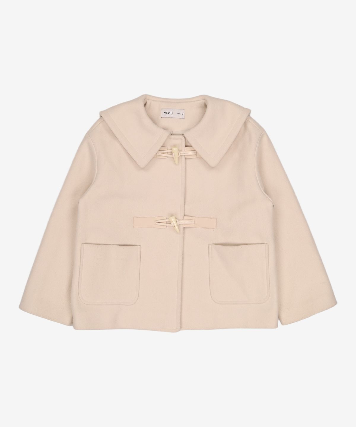 미쏘(MIXXO) 빅카라 숏 더플코트 JHCV02G Re MIWJHD10QG M