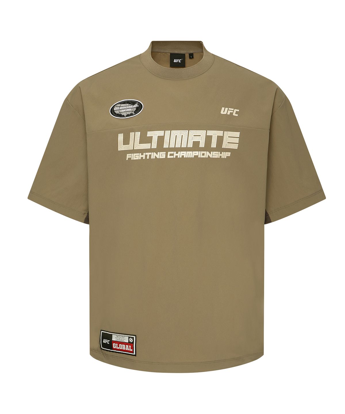 유에프씨 스포츠(UFC SPORT) UFC 무브 릴렉스핏 반팔 피스테 라이트브라운 U2SSX2115LR