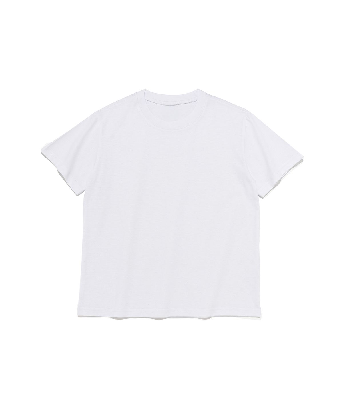 블랭키트(BLANKIT) 우먼 에센셜 소프트 크루넥 티셔츠 (화이트)