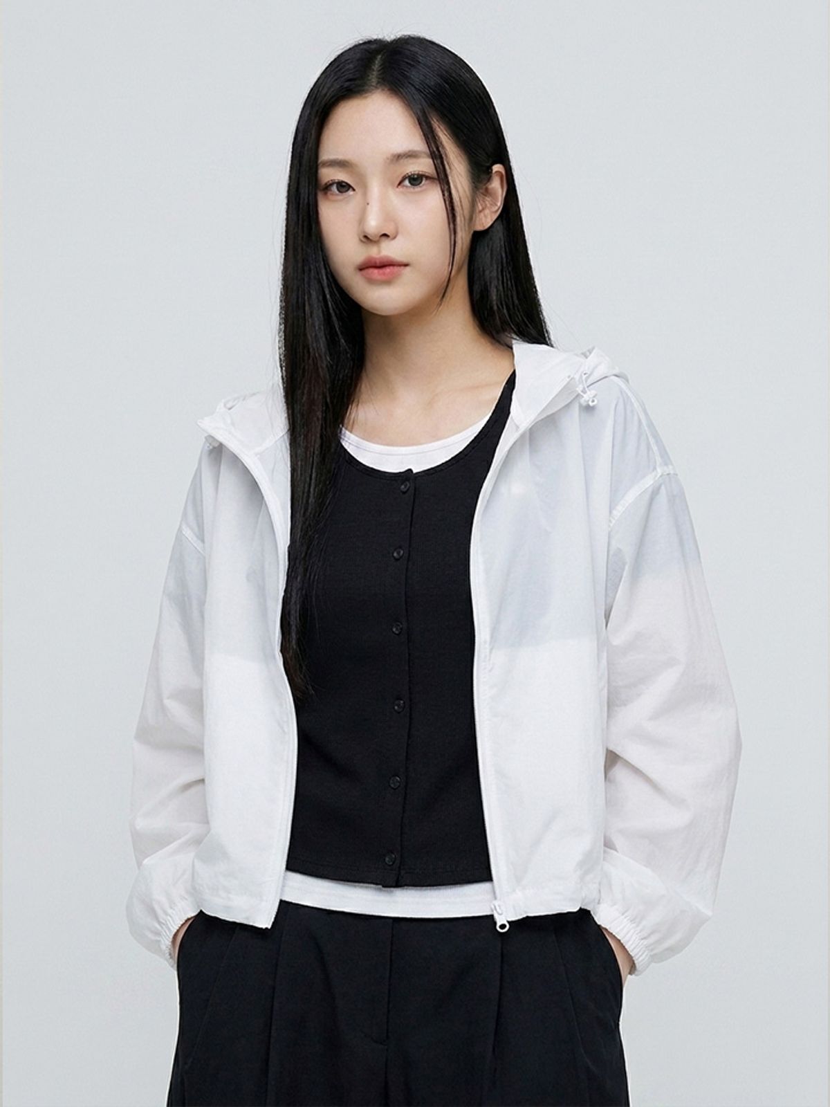 행텐(HANGTEN) 여성 윈드브레이커 후드 점퍼_003(10570-111-401-69)