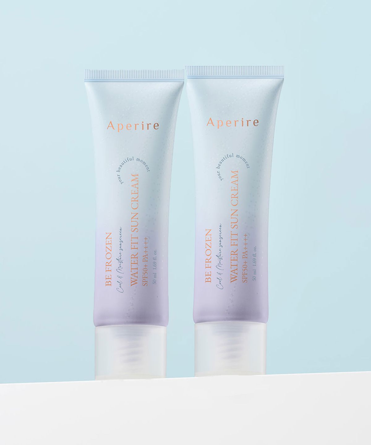 아페리레(APERIRE) [NEW][2pack] 비 프로즌 워터핏 쿨링 선크림 50ml SPF50+ PA++++