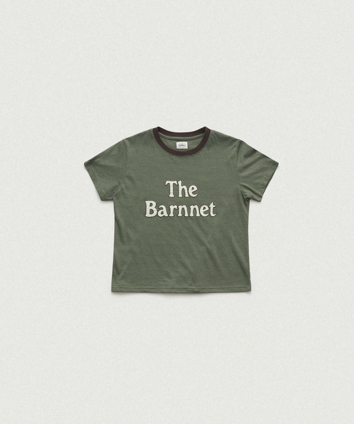 더바넷(THEBARNNET) Ria Stripe T-Shirt_Green