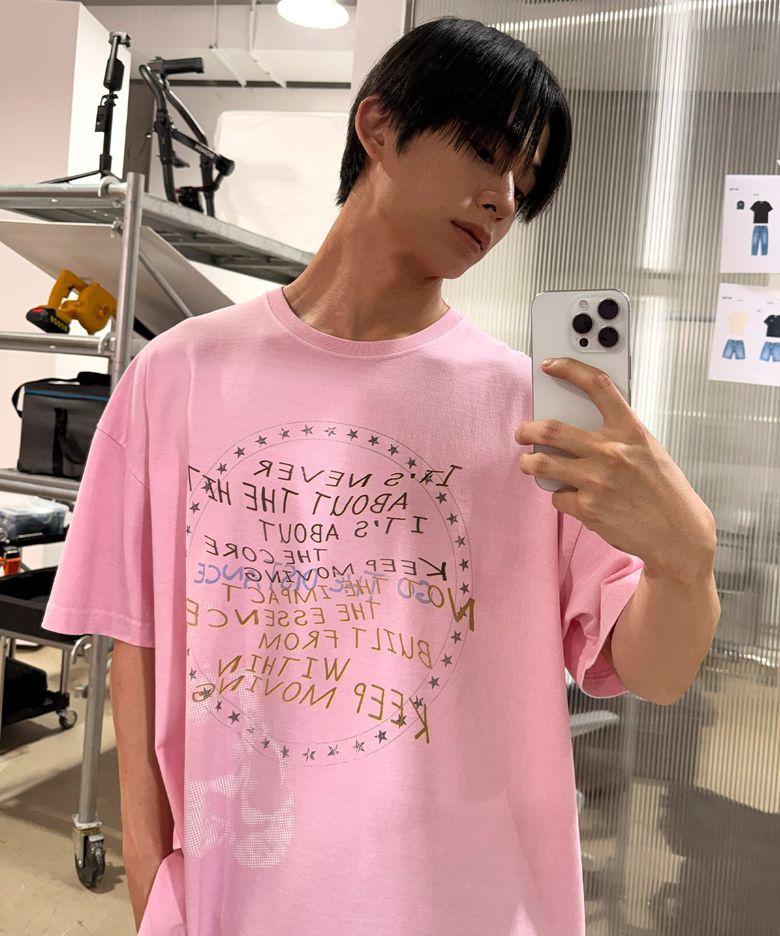 ROCKYSTAR VINTAGE OVERSIZED T-SHIRT / PINK