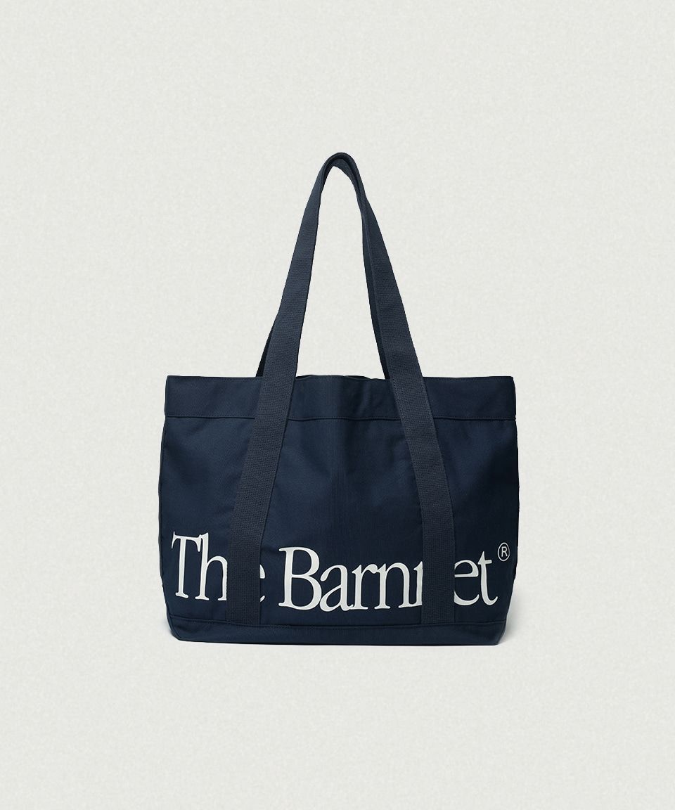 MUSINSA公式 | THEBARNNET Canvas Baren Tote Bag_Navy