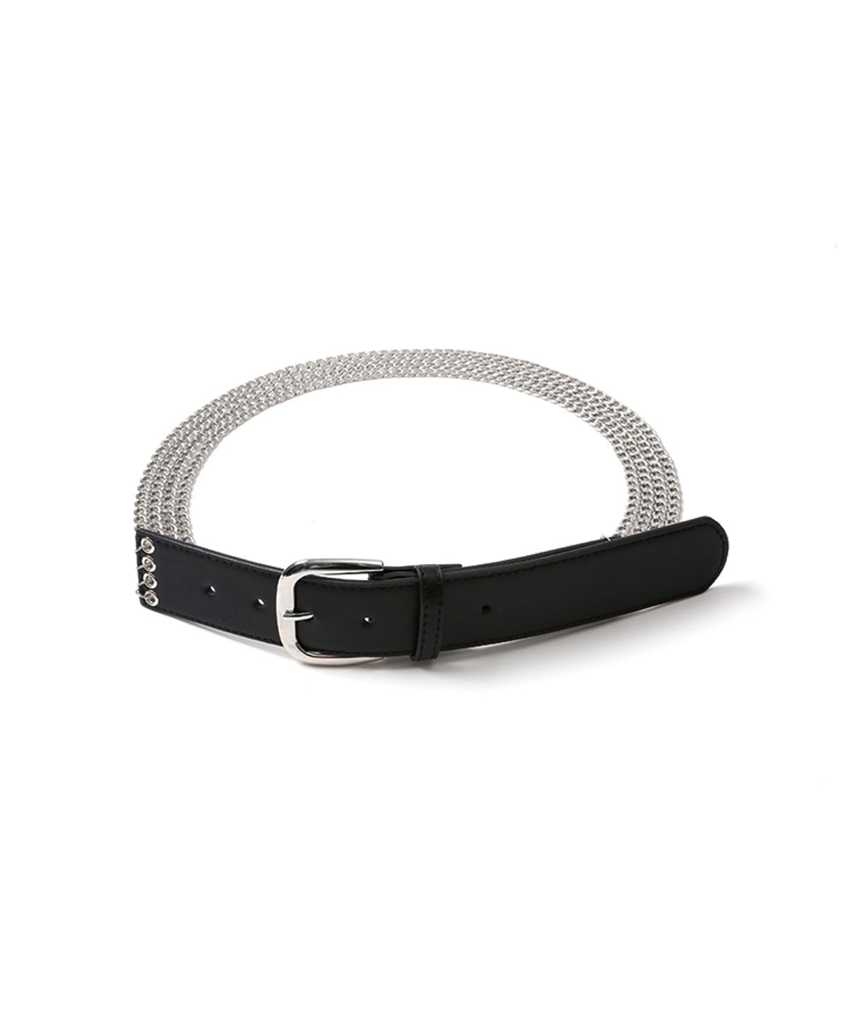 어니브(ANIV) CHAIN LEATHER BELT