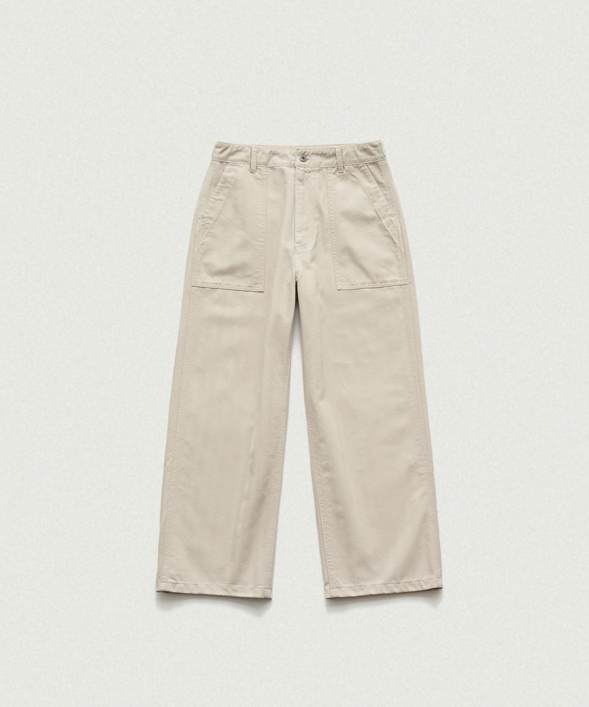 더바넷(THEBARNNET) Herringbone Fatigue Pants_Beige