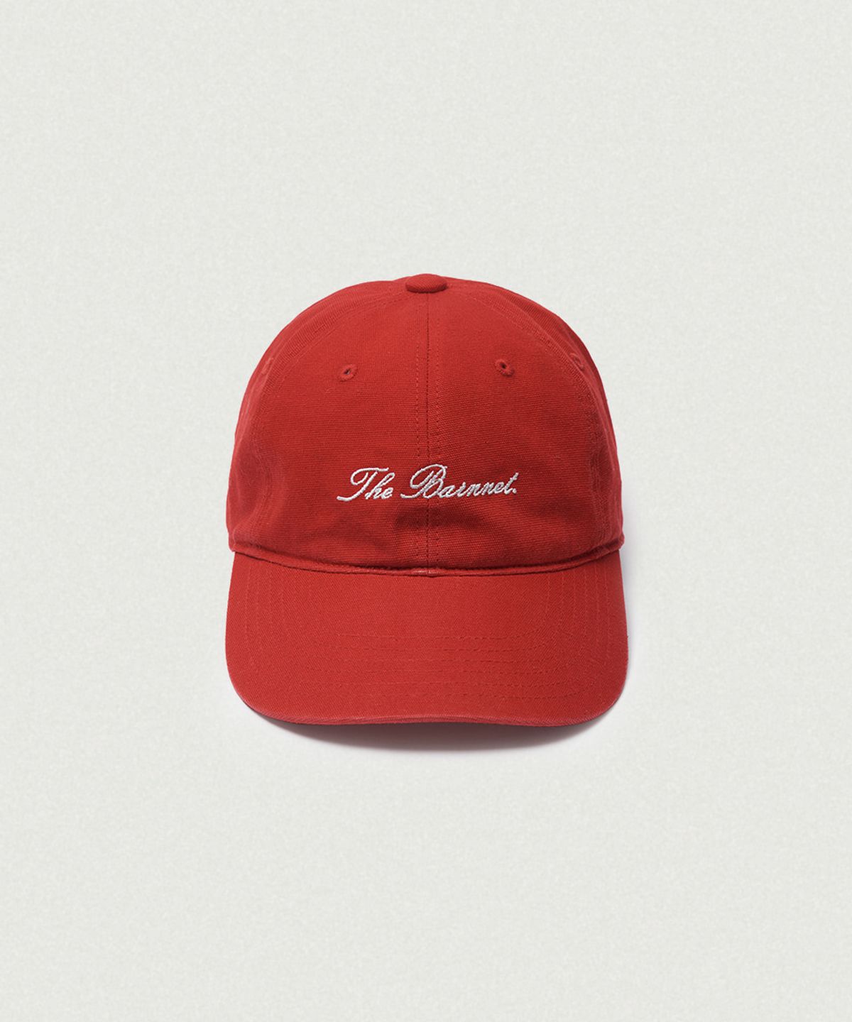더바넷(THEBARNNET) Letter Logo Ball Cap_Red