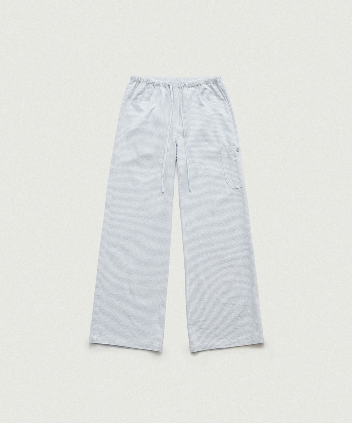 더바넷(THEBARNNET) Dana Light Drawstring Cargo Pants_Light Blue
