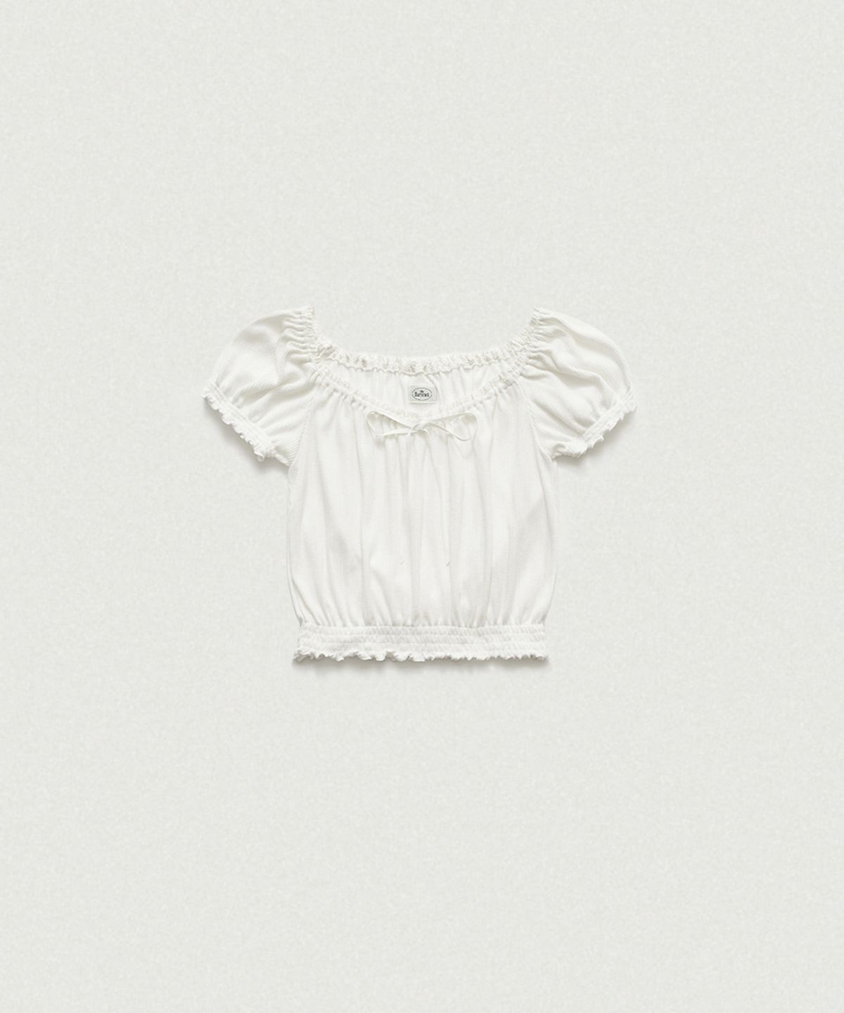 더바넷(THEBARNNET) Rudy Shirring Puff Top_Ivory - 사이즈 & 후기 | 무신사