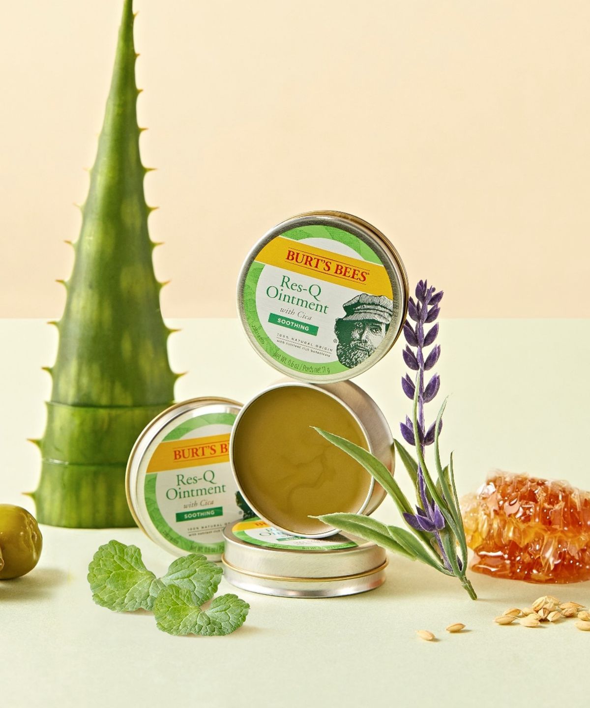 버츠비(BURTSBEES) 레스-큐 오인트먼트 위드 시카 17g 2개