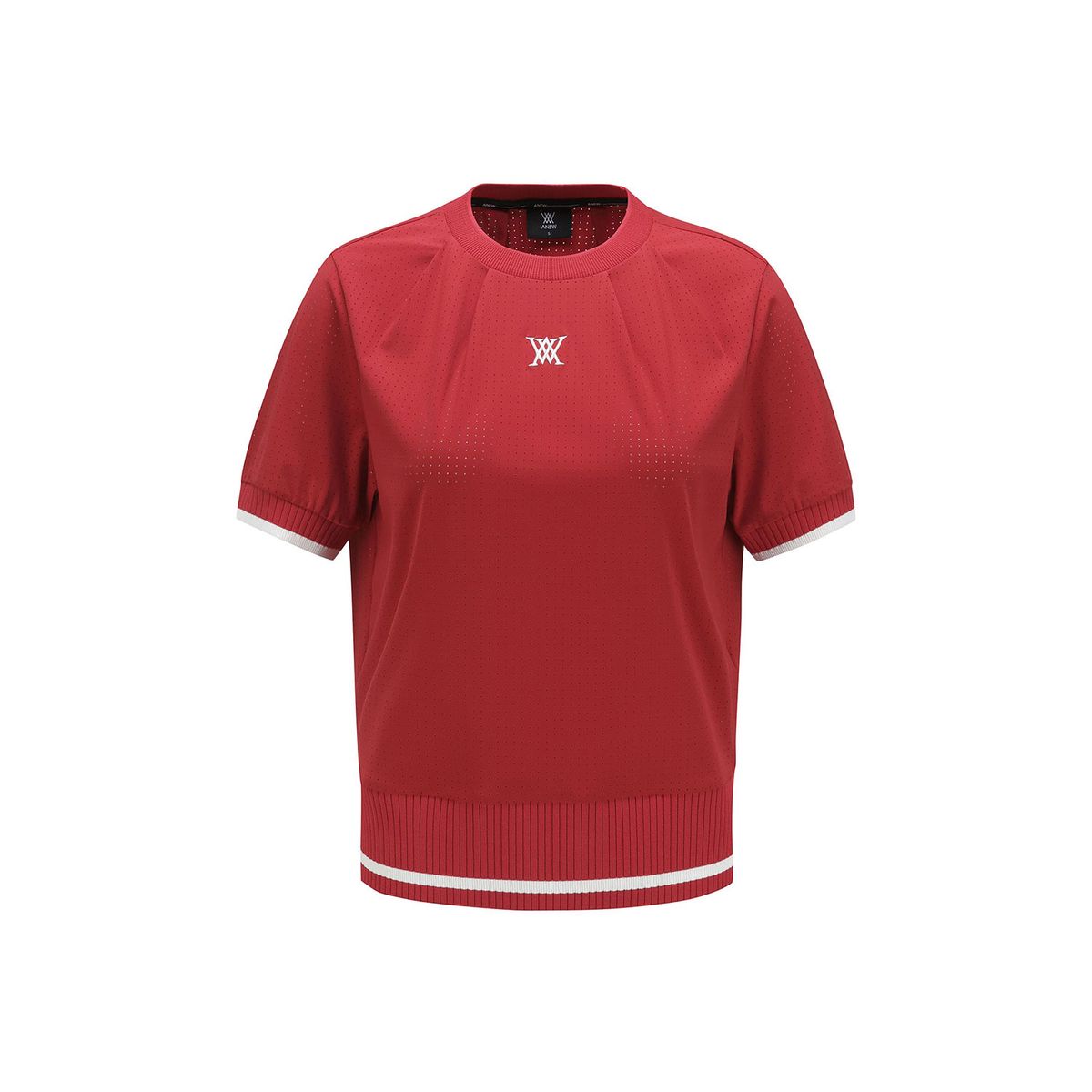 어뉴골프(ANEW GOLF) WOMEN AIR DOT ROUND SHORT T-SHIRT_RE