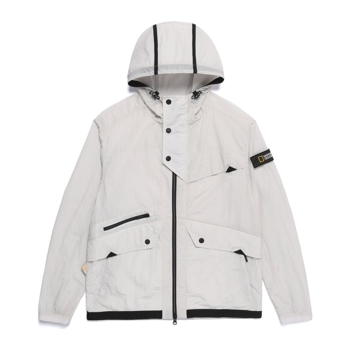 내셔널지오그래픽(NATIONALGEOGRAPHIC) N262UJP100 샌드웨이브 후드 자켓 WHITE SAND