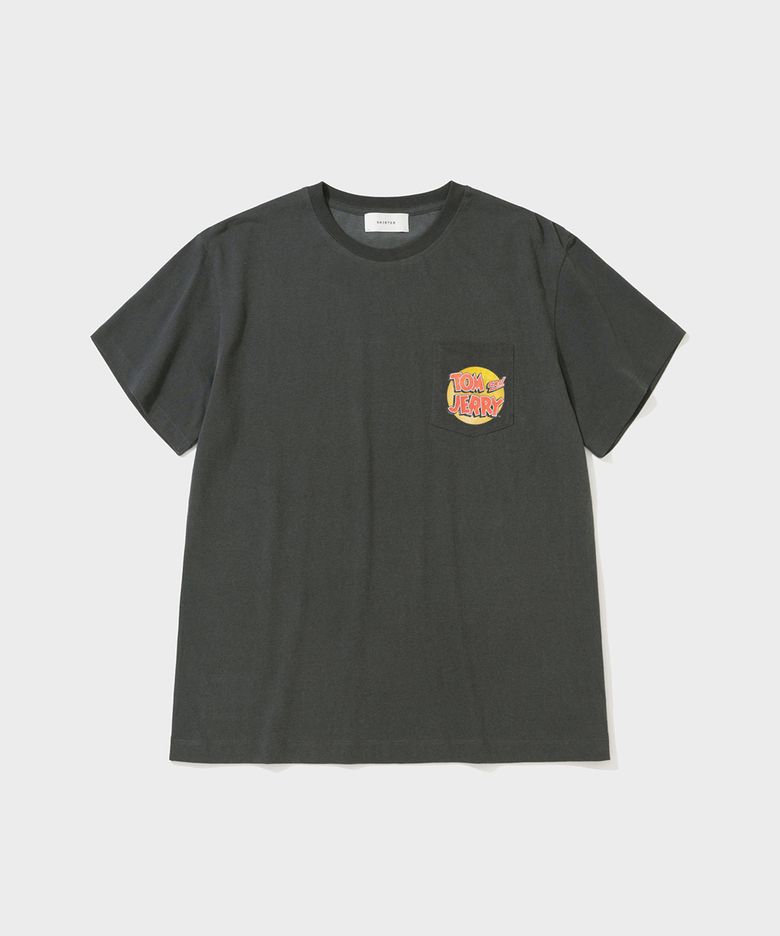 [톰과제리X셔터] TJS VTG LOGO T-SHIRT (GREY)