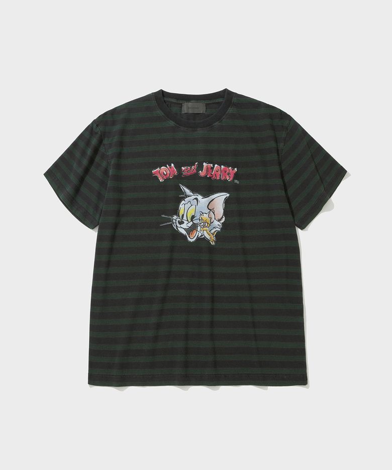[톰과제리X셔터] TJS WATER COLOR T-SHIRT (CHARCOAL)