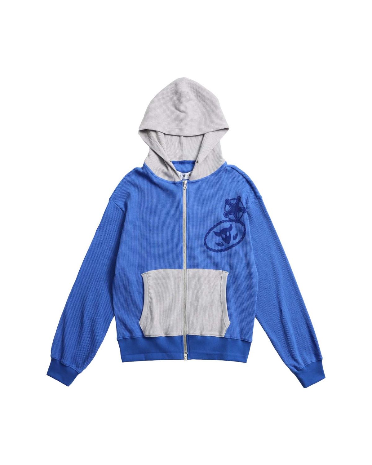 999휴머니티(999HUMANITY) HOWDY HOODED ZIP UP (BLUE)