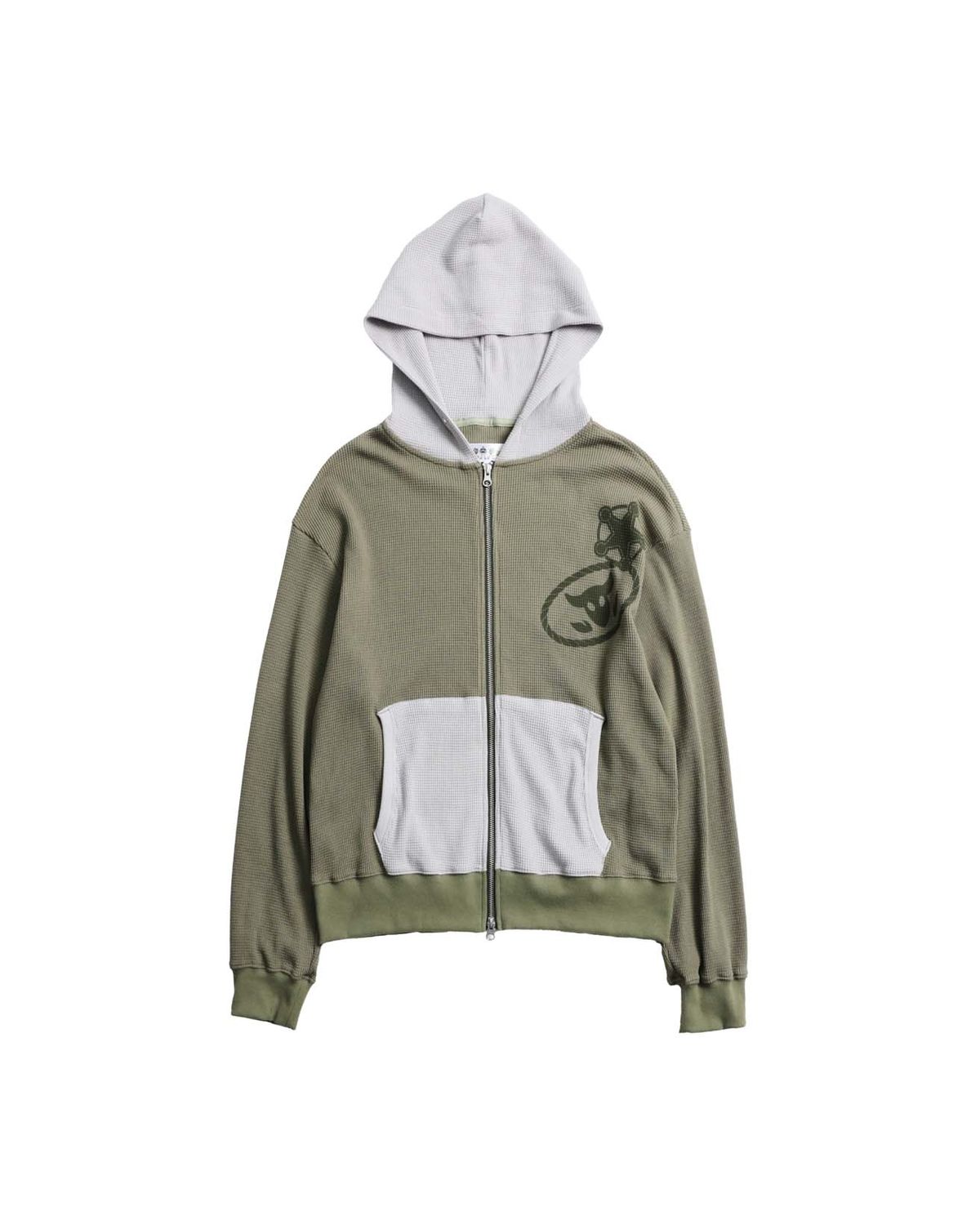 999휴머니티(999HUMANITY) HOWDY HOODED ZIP UP (KHAKI)