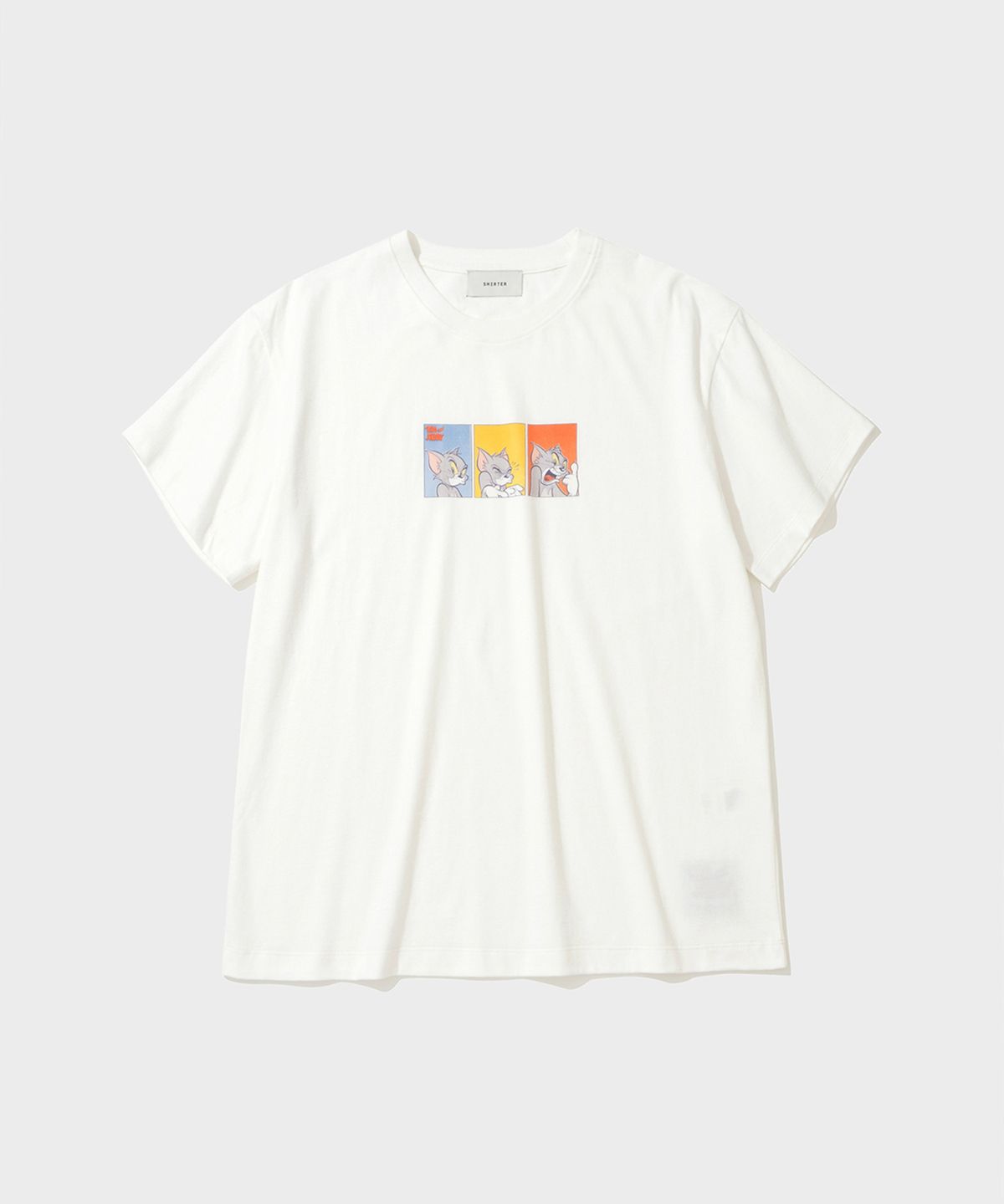 셔터(SHIRTER) TJS THREE TOM T-SHIRT (WHITE)