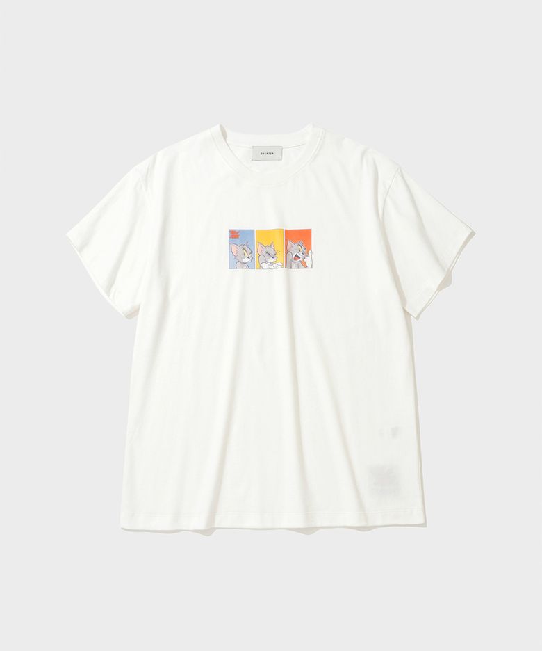 [톰과제리X셔터] TJS THREE TOM T-SHIRT (WHITE)