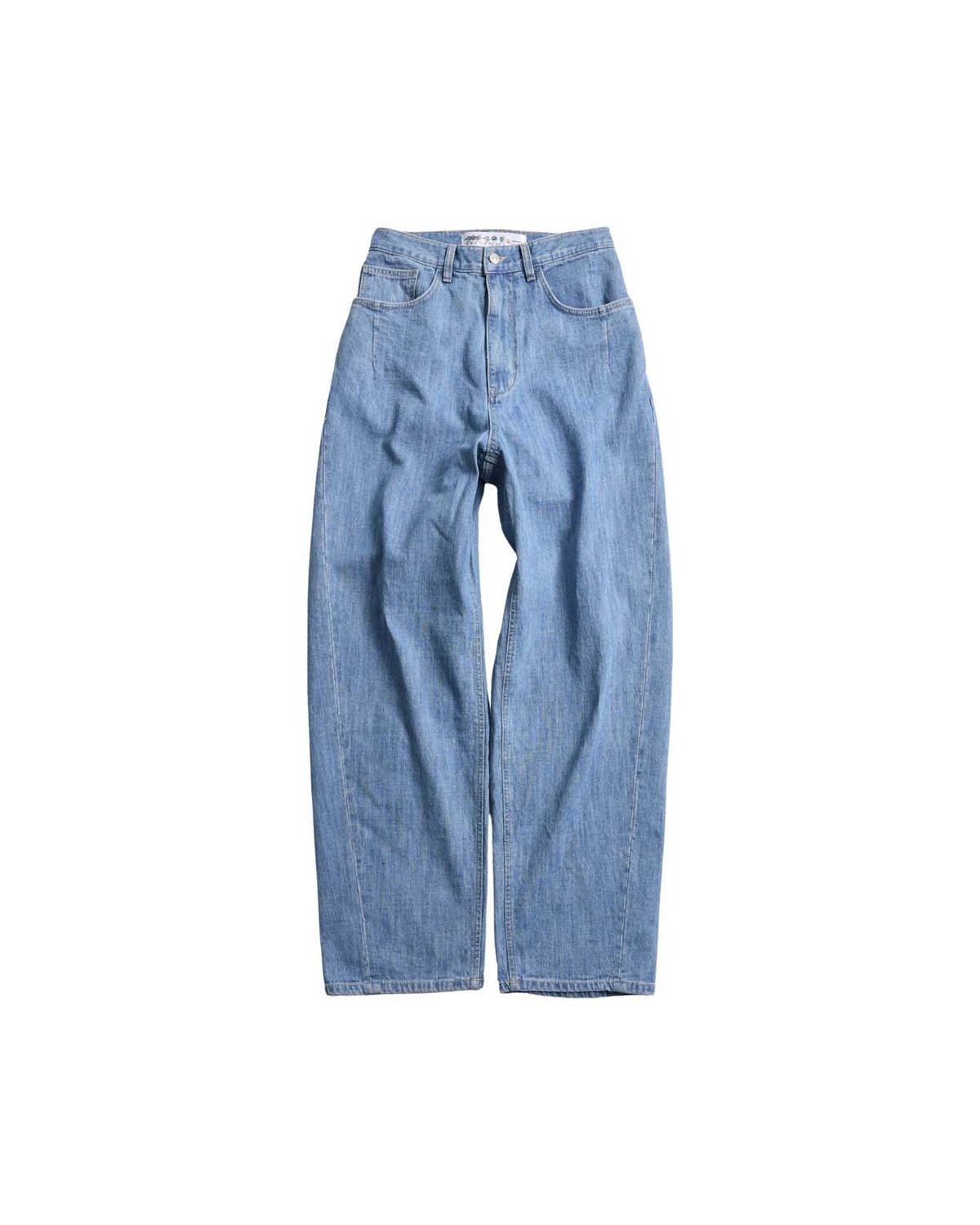 999휴머니티(999HUMANITY) HOWDY CURVED DENIM PANT (LIGHT BLUE)