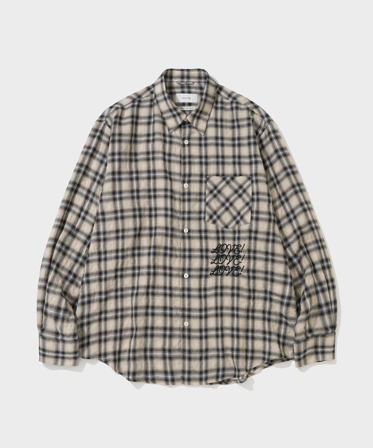 셔터(SHIRTER) TJS CT SHIRRED SHIRT (BEIGE)